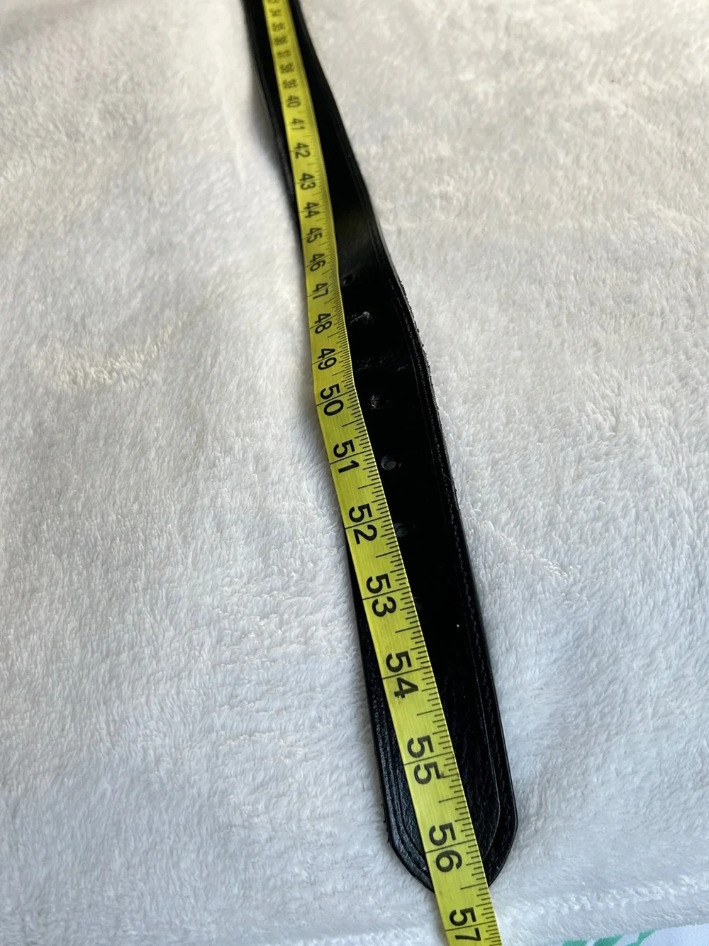 Levi’s Black Leather Belt with Brushed Metal Buckle - Size 50